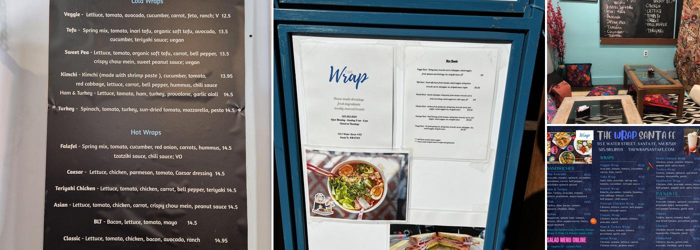 The Wrap Santa Fe Menu