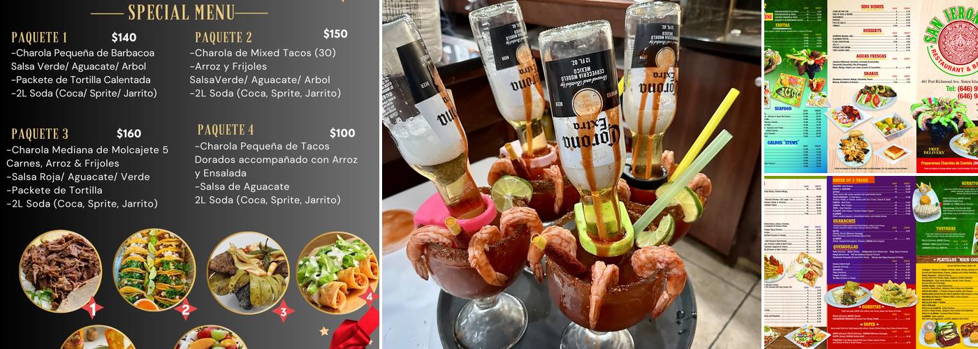 San Jeronimo Restaurant & Bakery Menu