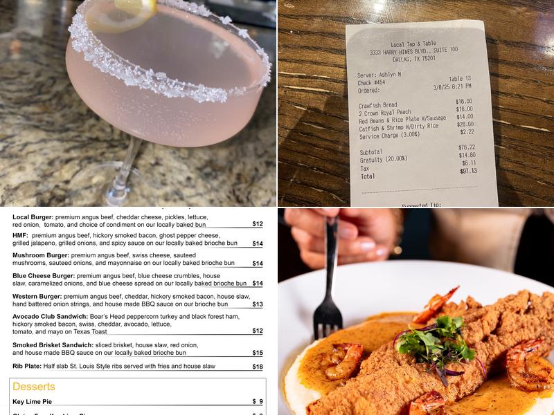 Local Tap & Table Menu