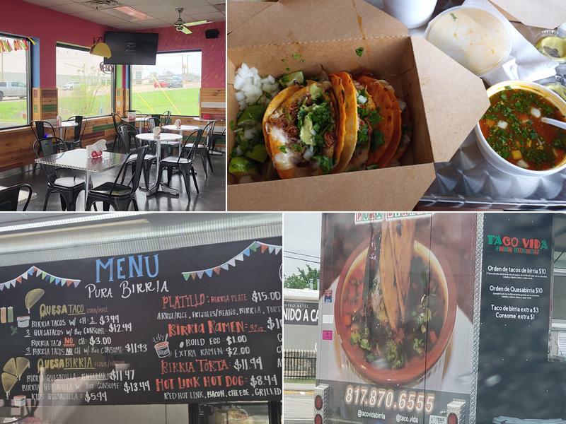 Taco Vida Pura Birria! Menu