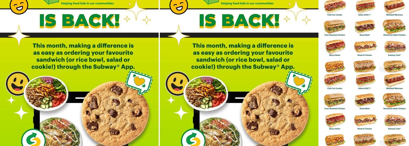 Subway Menu