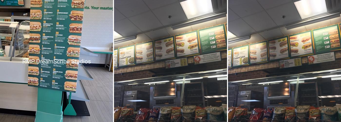 Subway Menu