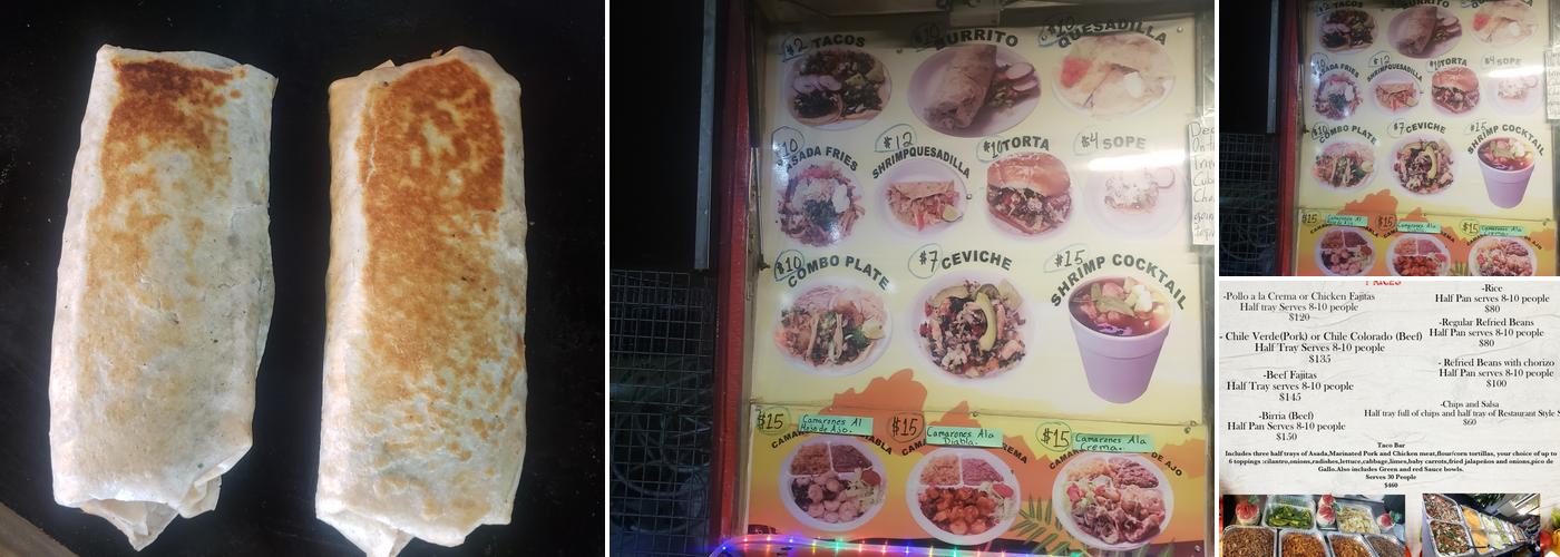 Taqueria Los Volcanes Menu