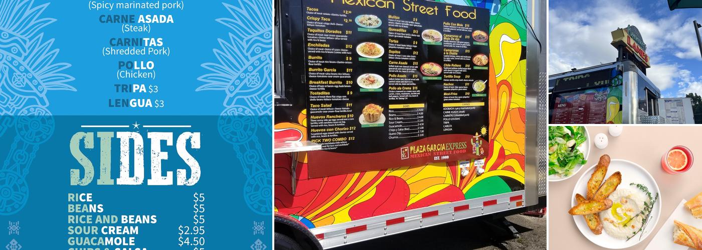 Plaza Garcia Express Menu