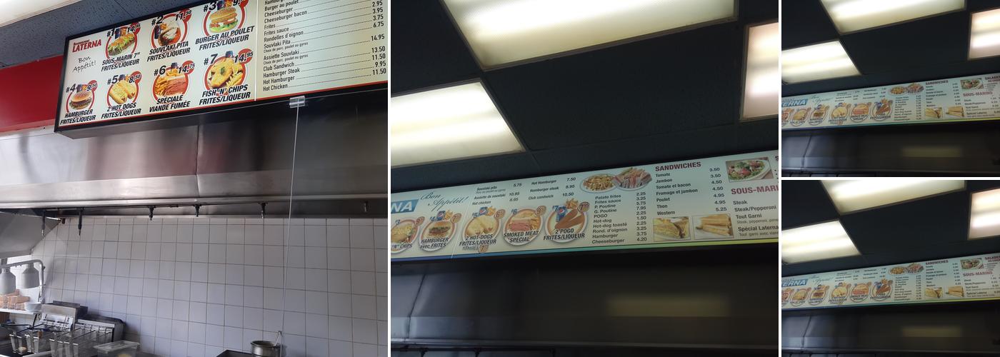 Restaurant Laterna Menu