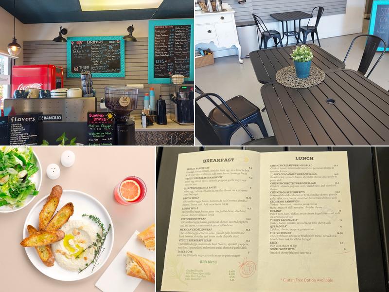 Thrive & Shine Bistro Menu