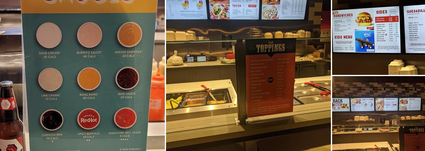 barBURRITO Menu