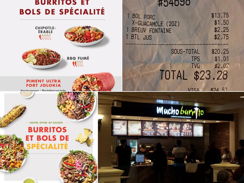 Mucho Burrito Fresh Mexican Grill Menu