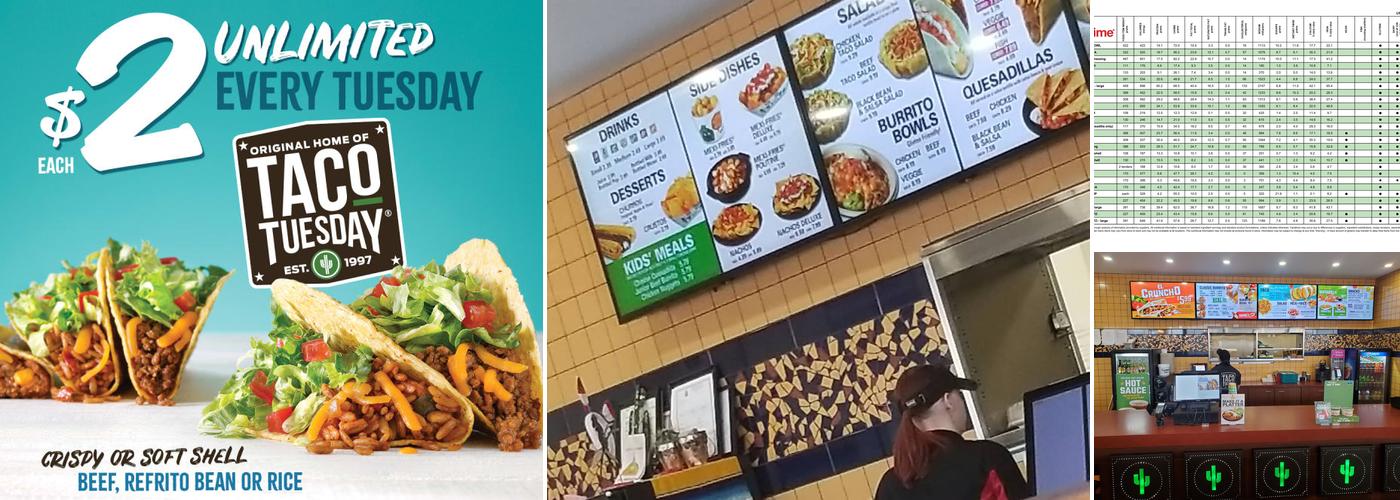 TacoTime Menu