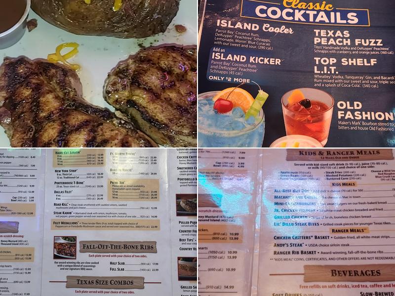 Texas Roadhouse Menu