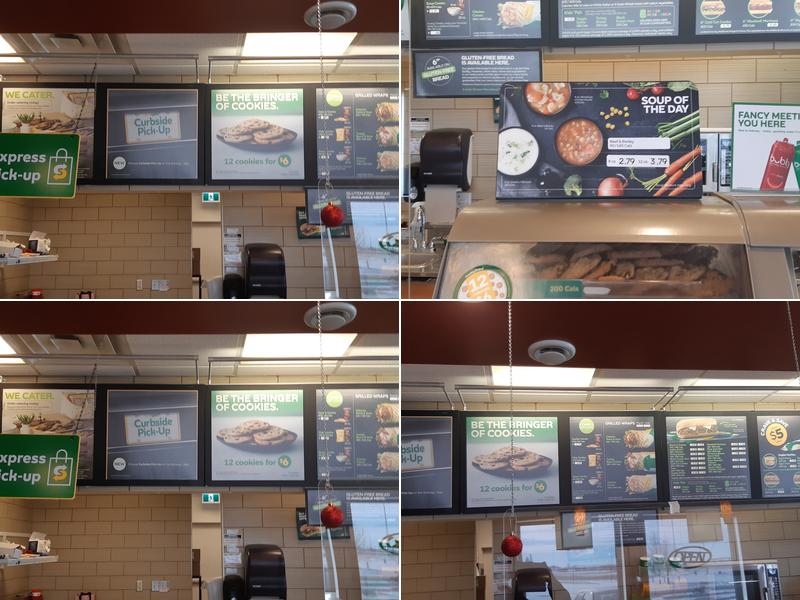 Subway Menu