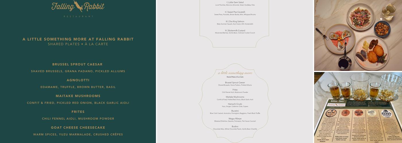 Falling Rabbit Restaurant Menu