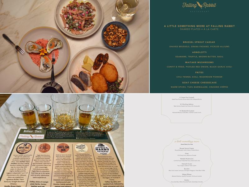 Falling Rabbit Restaurant Menu