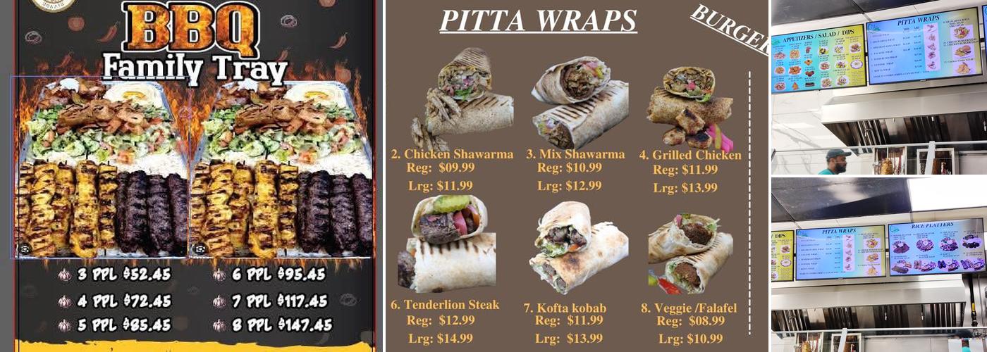 Aleppo Shawarma and Donair Menu