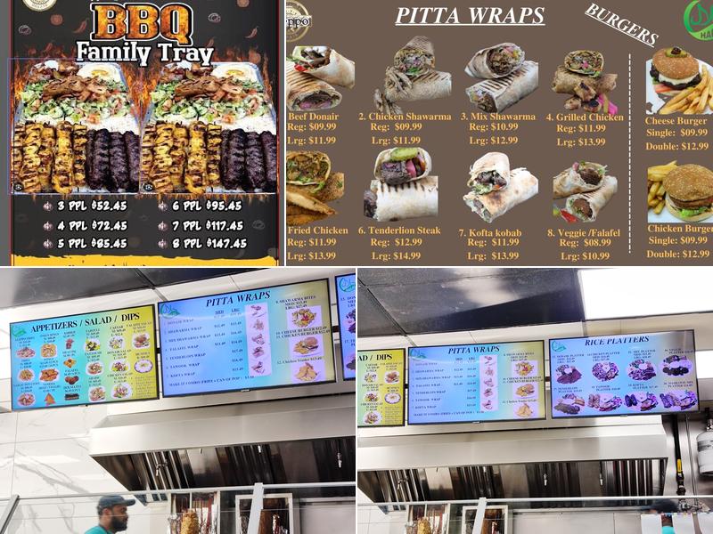 Aleppo Shawarma and Donair Menu