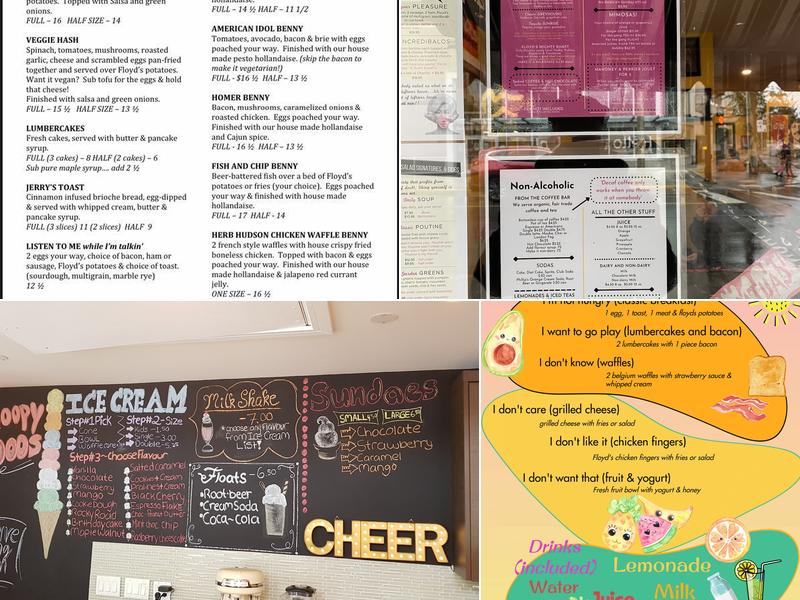 Floyd's Diner Menu