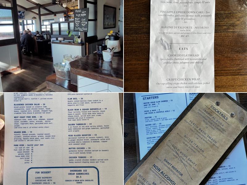 Breakwater Bistro. Bar Menu