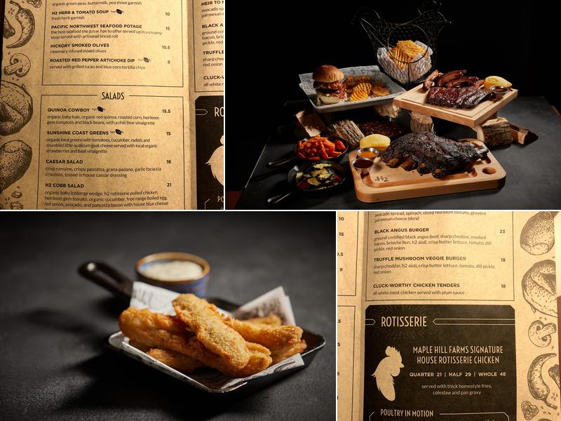 H2 Kitchen + Bar Menu