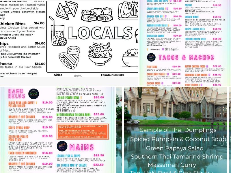 Locals Menu
