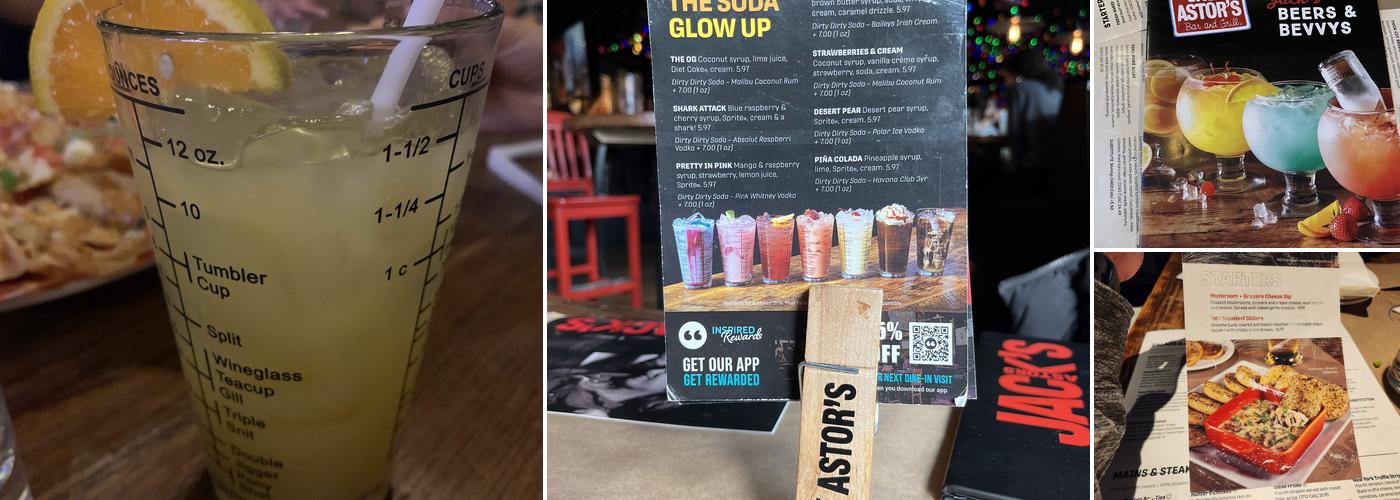 Jack's Dundas Square Menu