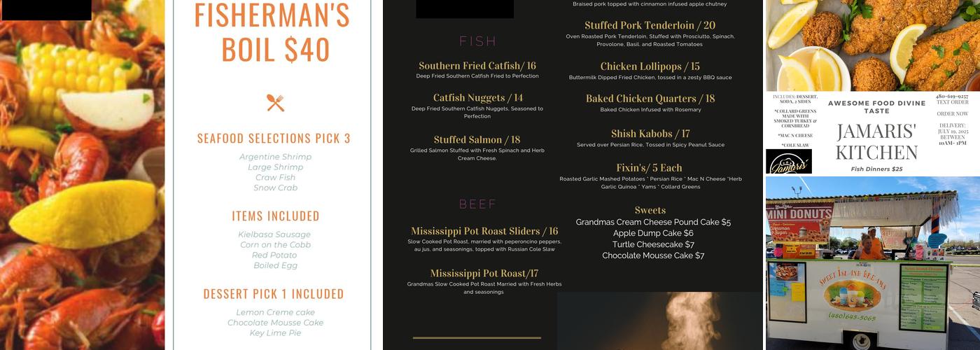 Jamaris' Kitchen LLC Menu
