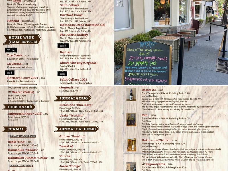 Asahi Sushi&Kitchen Menu