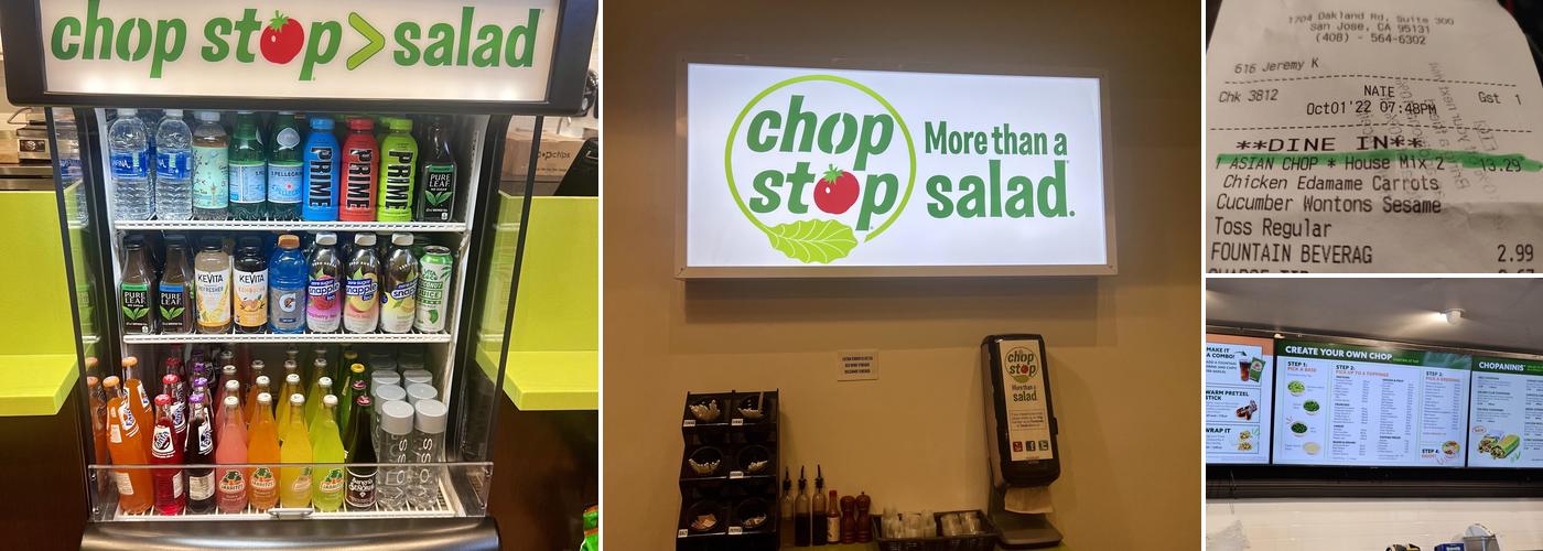 Chop Stop Menu