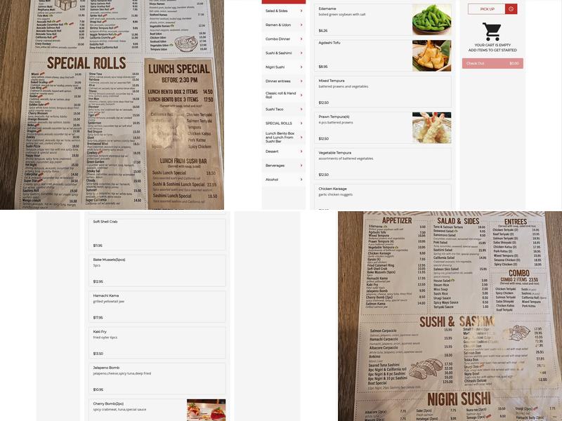 Neko Sushi Menu