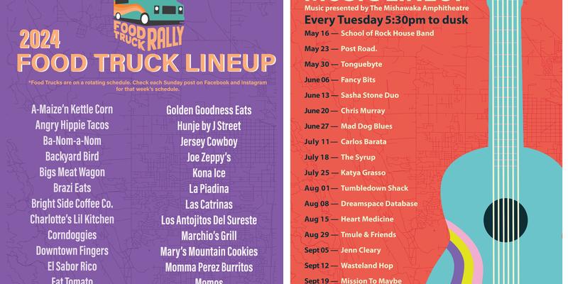 Foco Food Truck Rally Menu