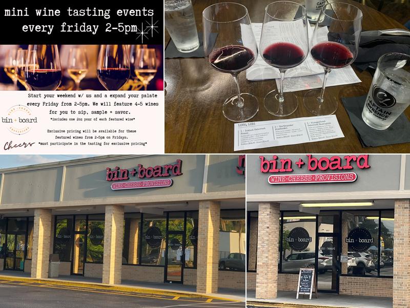 bin + board WINE / CHEESE/ PROVISIONS