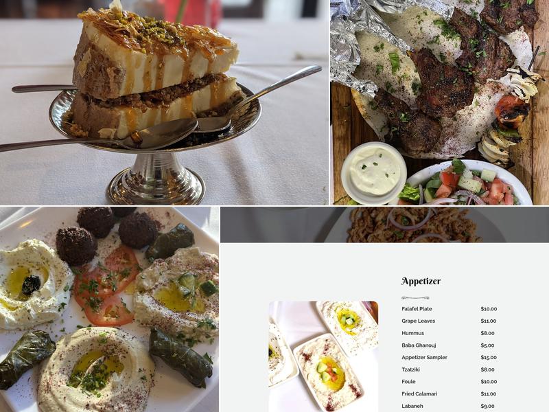 Garden Mediterranean grill Menu