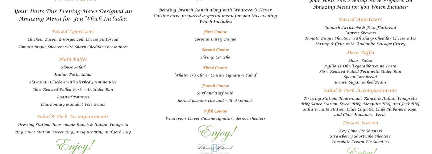 La Familia Latin Catering Menu