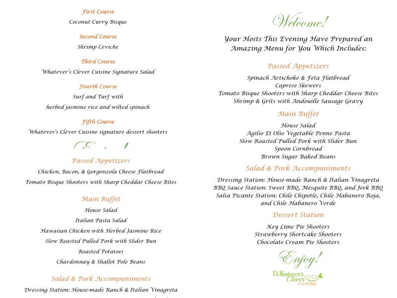 La Familia Latin Catering Menu