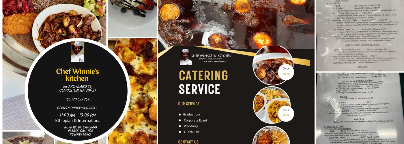 Chef Winnie's Kitchen Menu