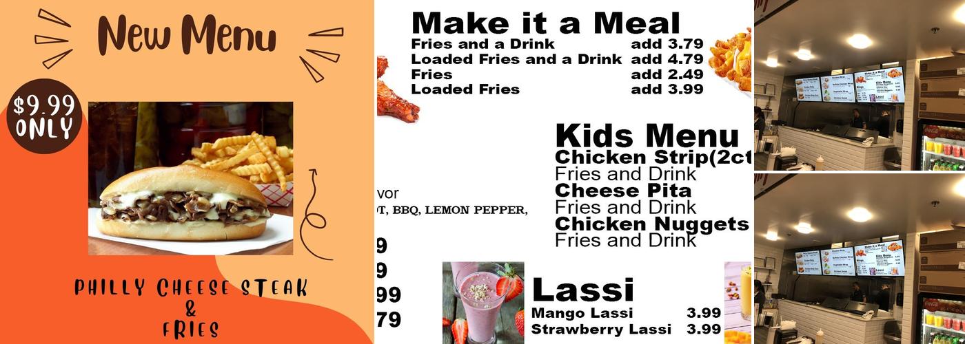 Philly & Wraps Menu