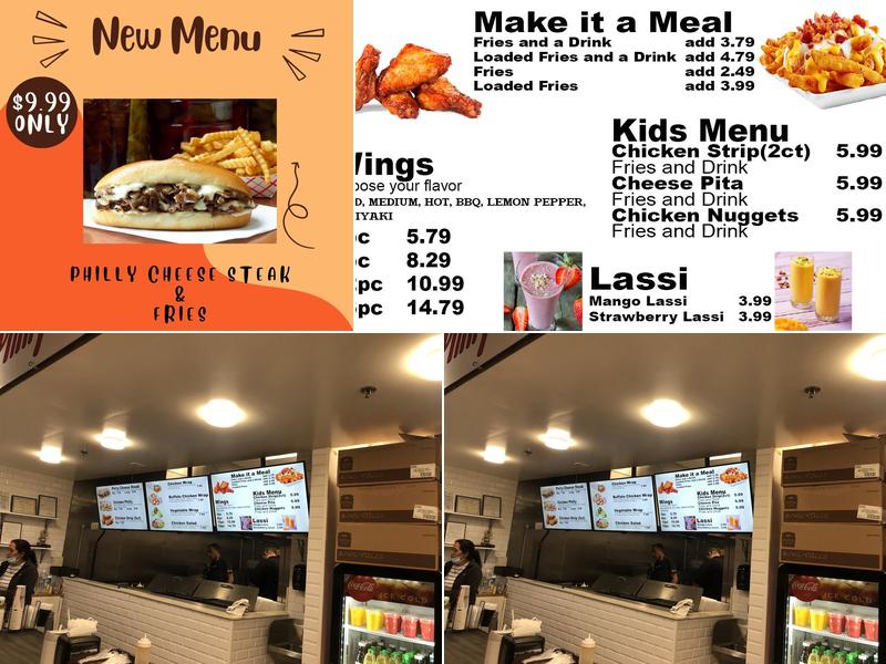 Philly & Wraps Menu
