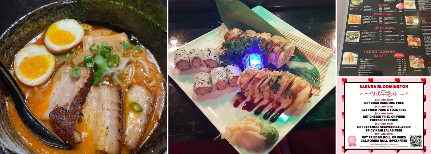 Sakura 15 Menu