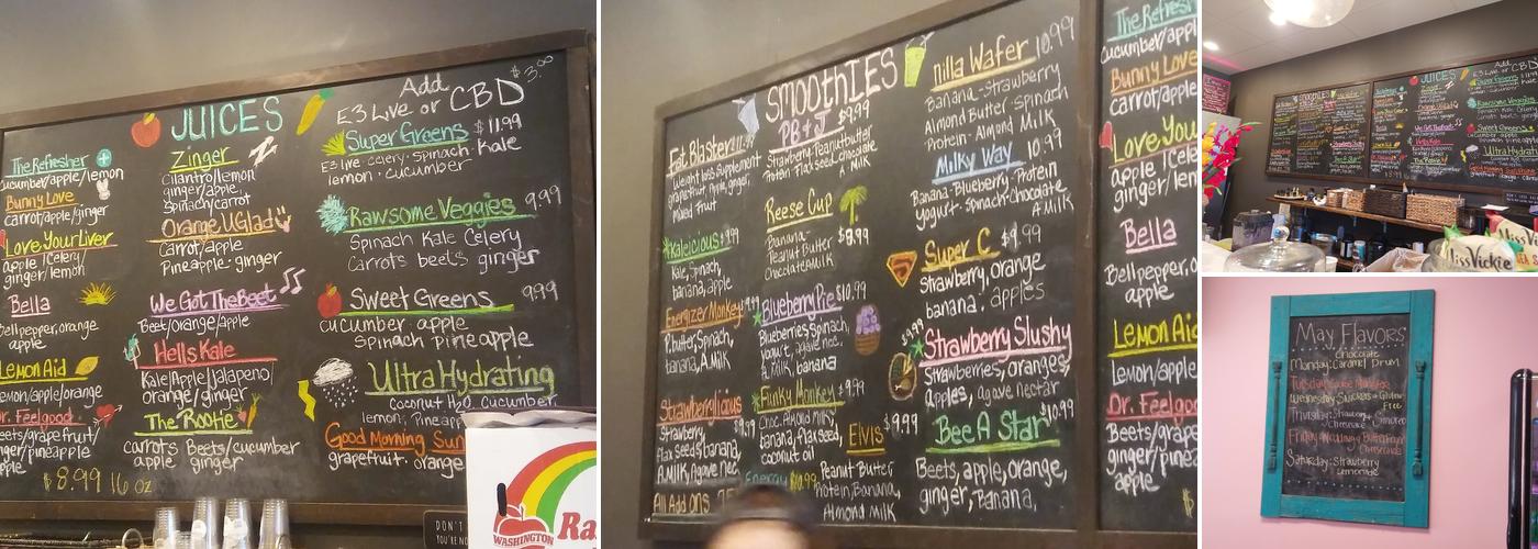 Natures Cure Inc Menu