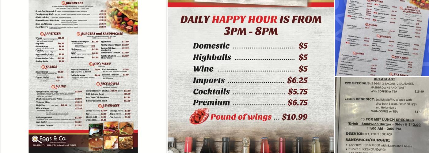 Eggs & Co. Menu