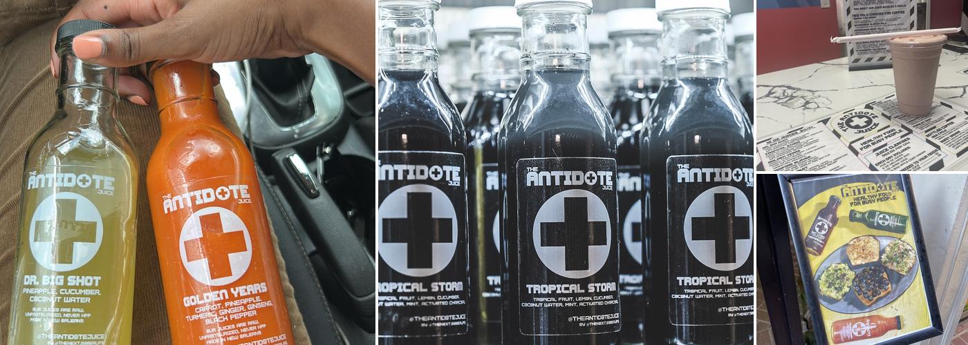 The Antidote Juice Menu