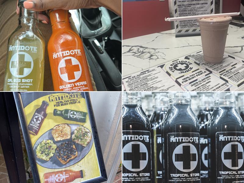 The Antidote Juice Menu
