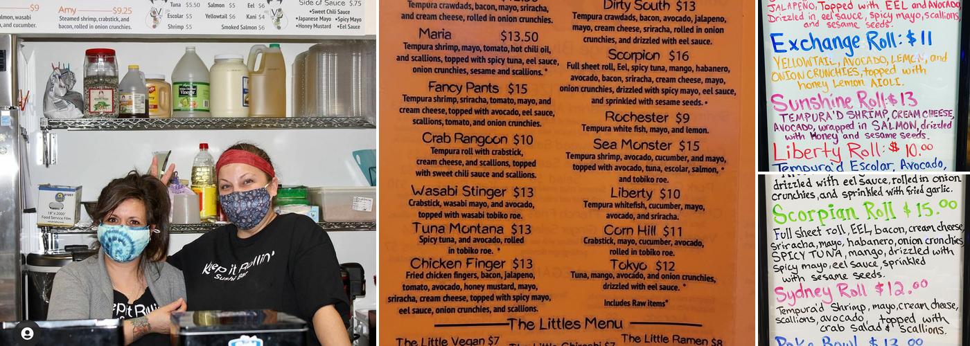 Keep it Rollin' Sushi Bar Menu