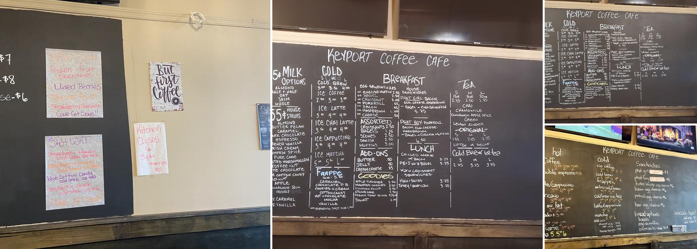 Keyport Coffee Cafe Menu