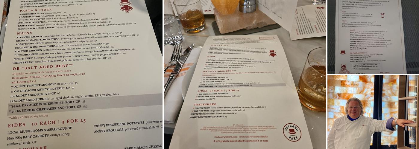 Orchard Park by David Burke Menu