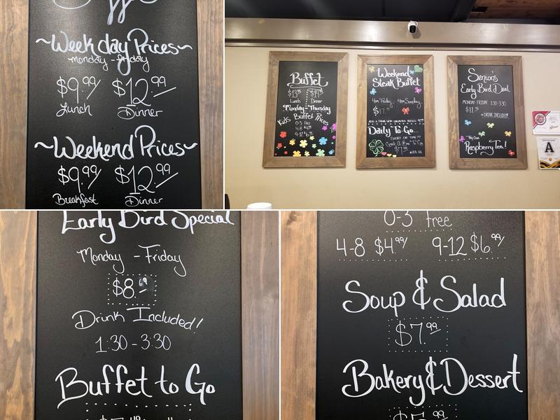 Murray’s Buffet & Grill Menu