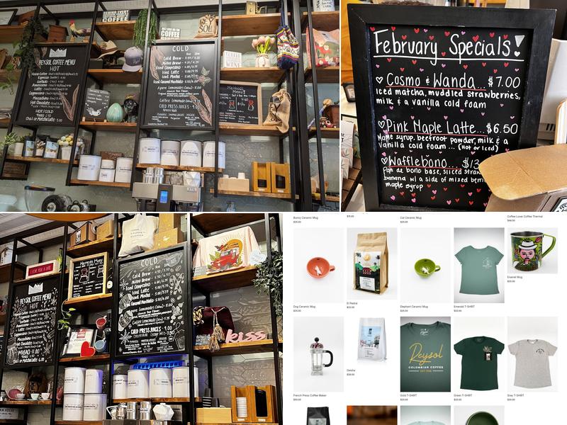Rey Sol Coffee Menu
