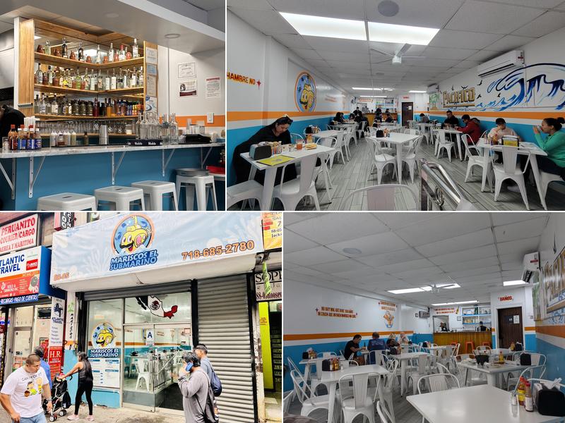 Mariscos El Submarino 8805 Roosevelt Ave, Queens