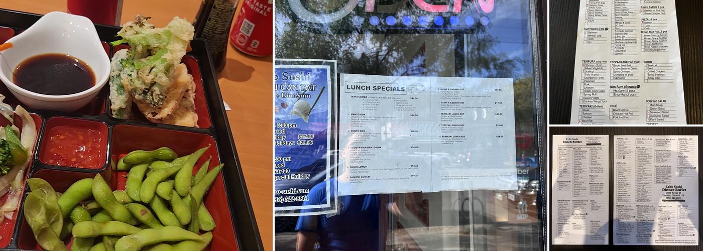 Echo Sushi Menu