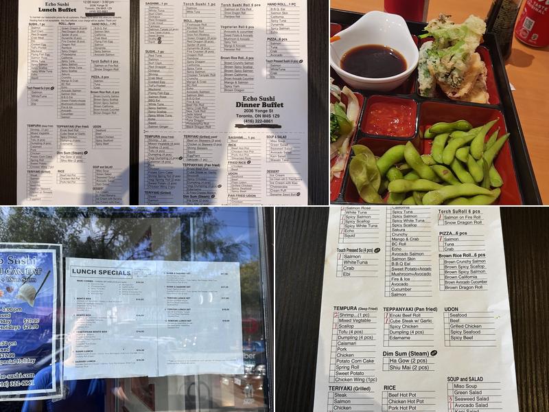 Echo Sushi Menu