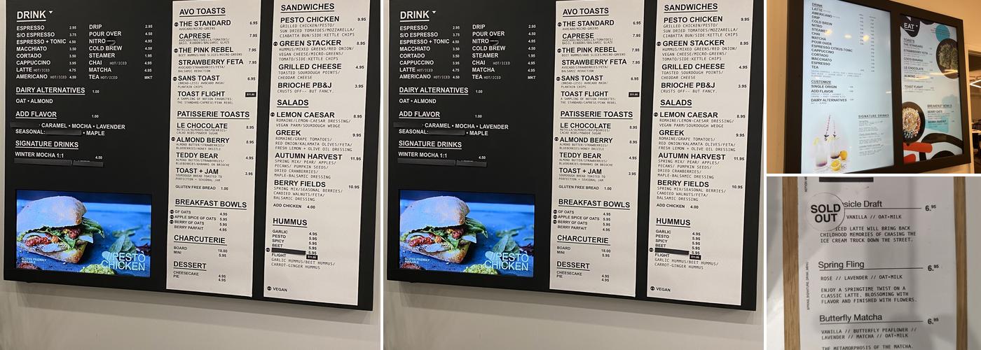 Notion Espresso Menu